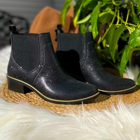 Kate ♠️ Spade Sedgwick Glitter Chelsea Boots - Picture 5 of 12